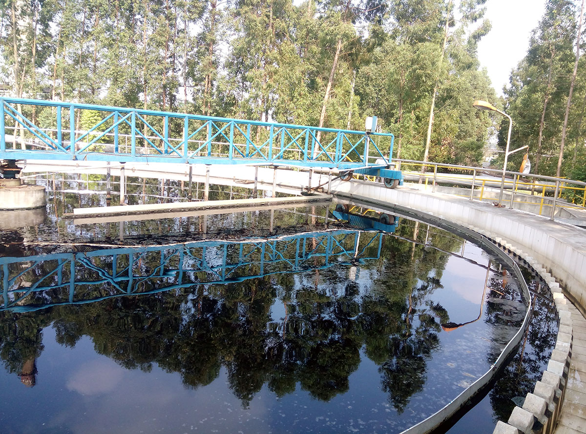 Wastewater treatment project of textile printing industry